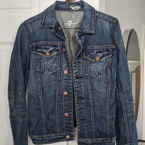 Womens Denim Jean Jacket Size Small